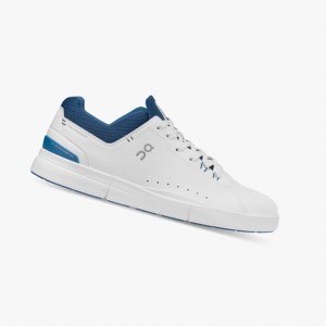 Sapatilhas On The Roger Advantage Masculino Branco Azuis Escuro | 182-XTFKDS